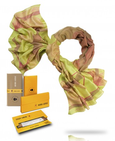 Палантин Женский SN40-GINKO/CITRON